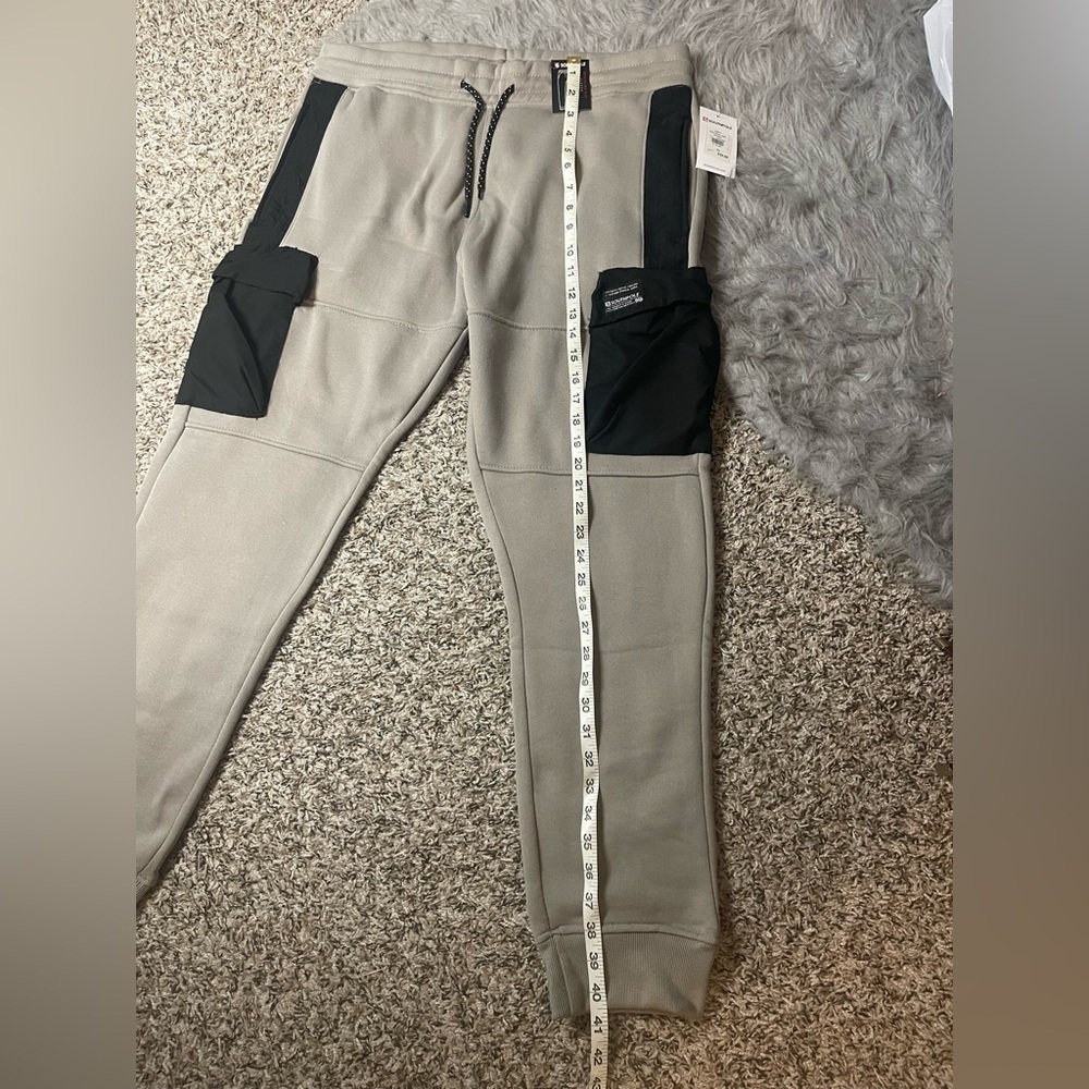 South Pole Gray Fleece Joggers with Black Accents - Picture 11 of 13